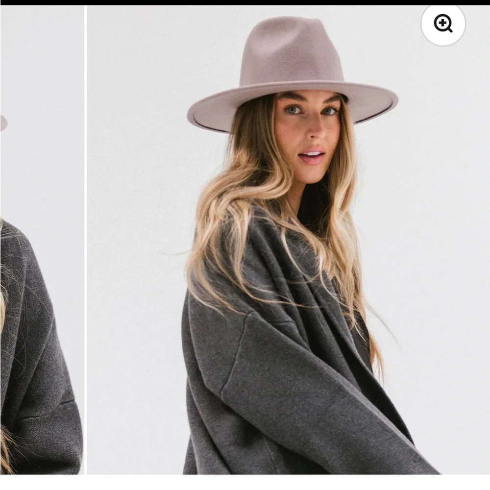 Gigi Pip Wes Fedora NWT Gray